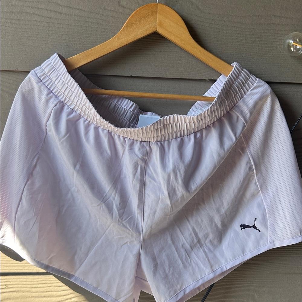 Puma Light Gray Sports Shorts